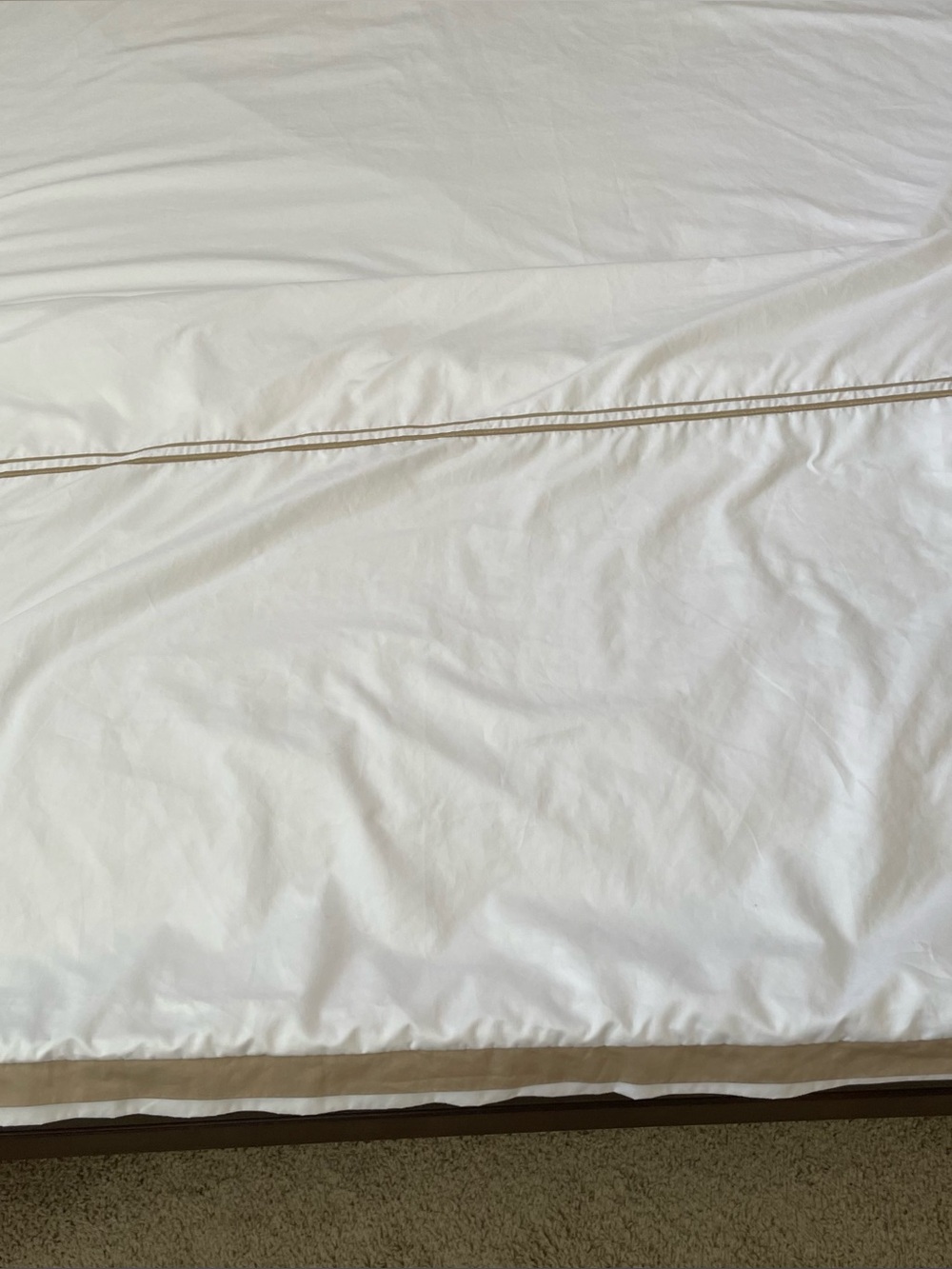 Hotel Collection 3 Pc Egyptian Cotton King Duvet & Standard Shams - Picture 5 of 16